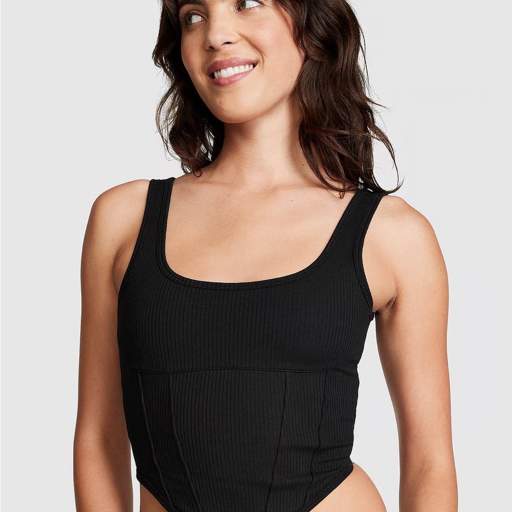 NWT PINK by Victoria’s Secret “The Cinched Corset”